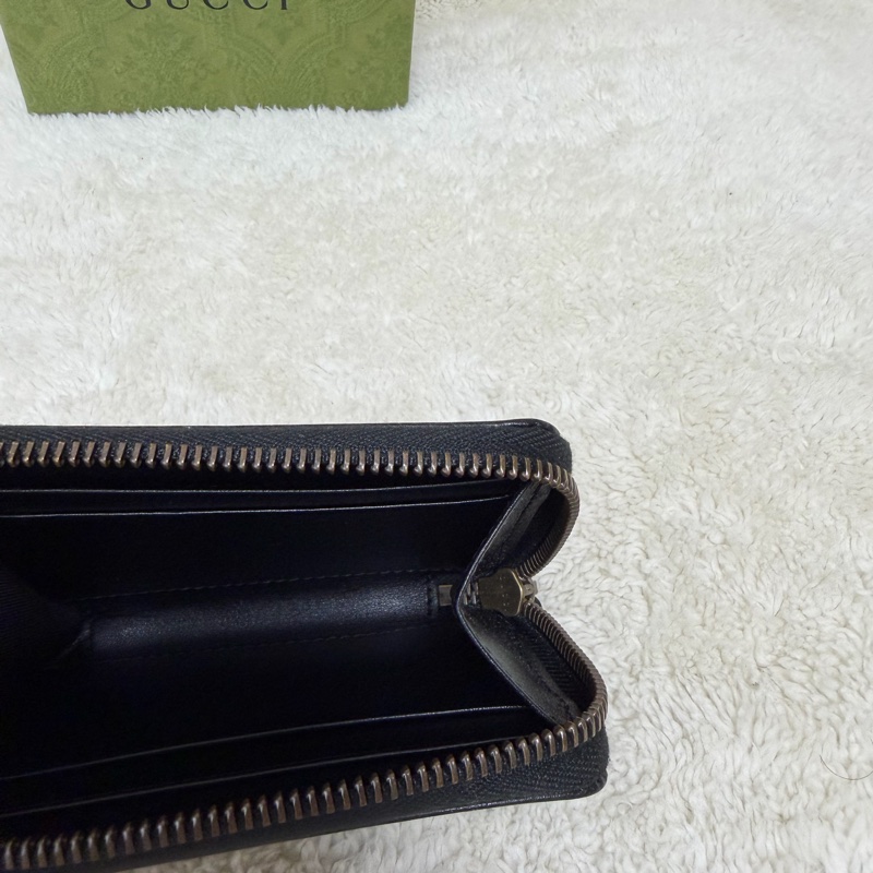 GUCCI 古馳 GG Marmont 拉鍊短夾-6