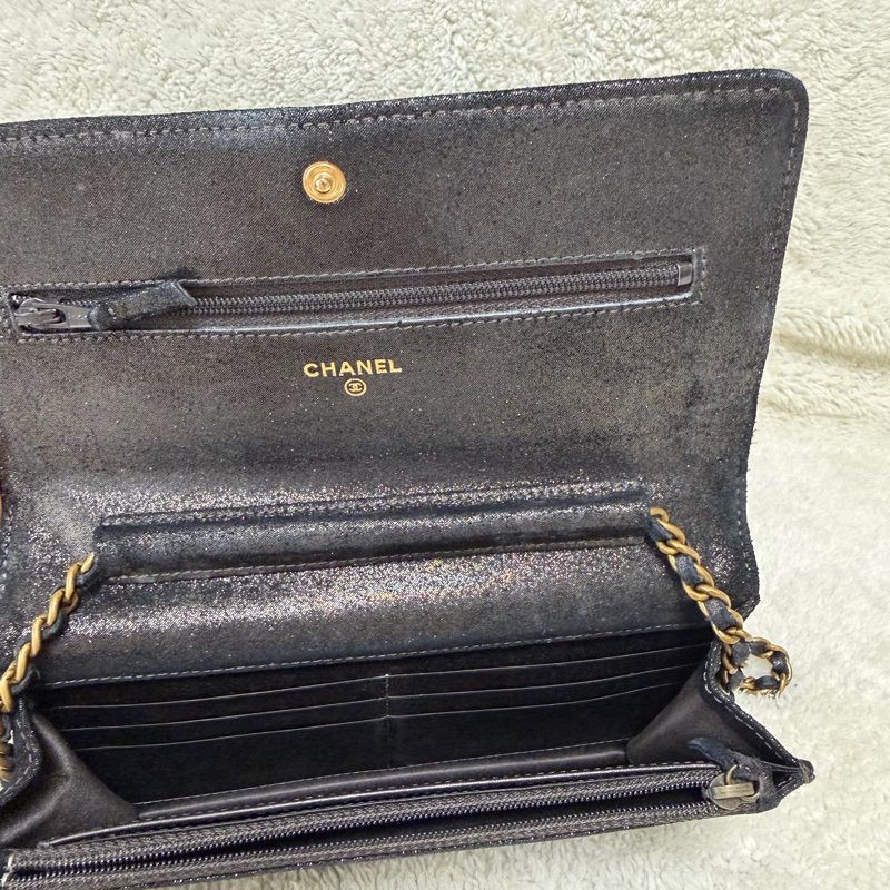 Chanel 牛皮 woc 珠光 復古-2