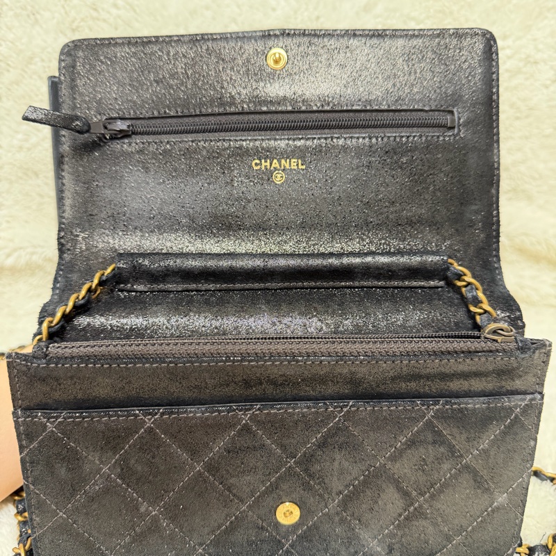 Chanel 牛皮 woc 珠光 復古-3