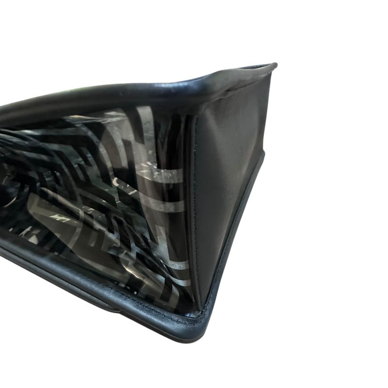 【美收精品】FENDI黑色透明矽膠皮肩背包 4-703-16