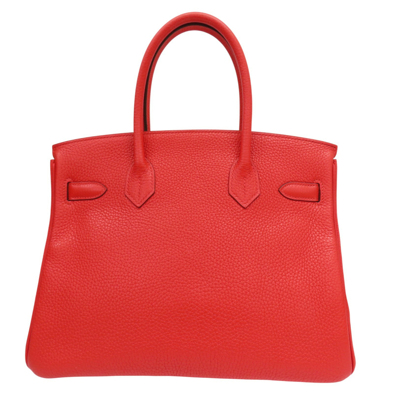 橘紅色 TOGO 牛皮 Birkin30 柏金包 手提包 X刻【HERMES 愛馬仕】 X刻-1