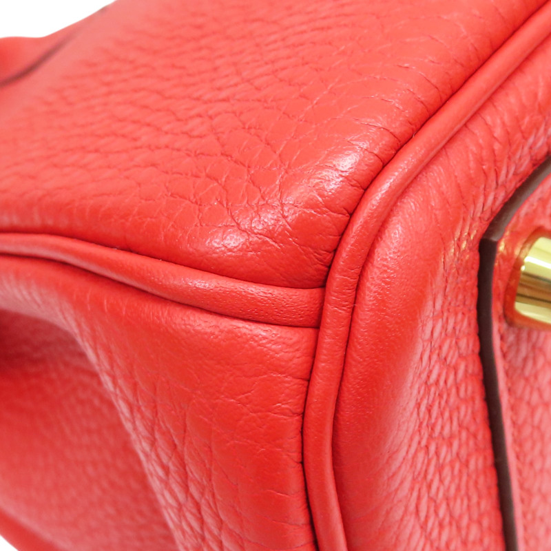 橘紅色 TOGO 牛皮 Birkin30 柏金包 手提包 X刻【HERMES 愛馬仕】 X刻-11
