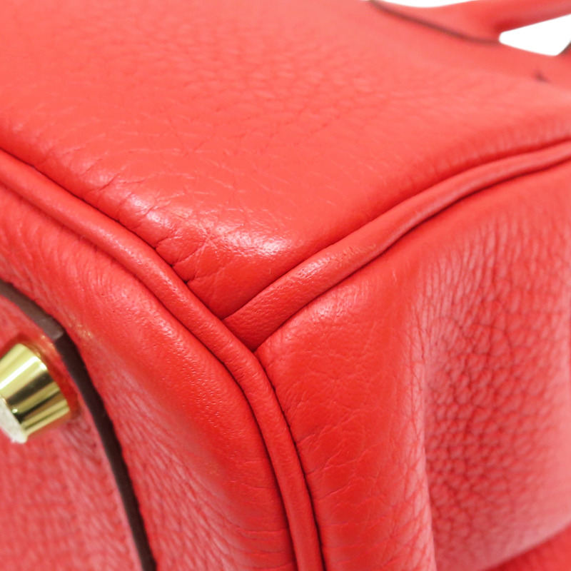 橘紅色 TOGO 牛皮 Birkin30 柏金包 手提包 X刻【HERMES 愛馬仕】 X刻-12