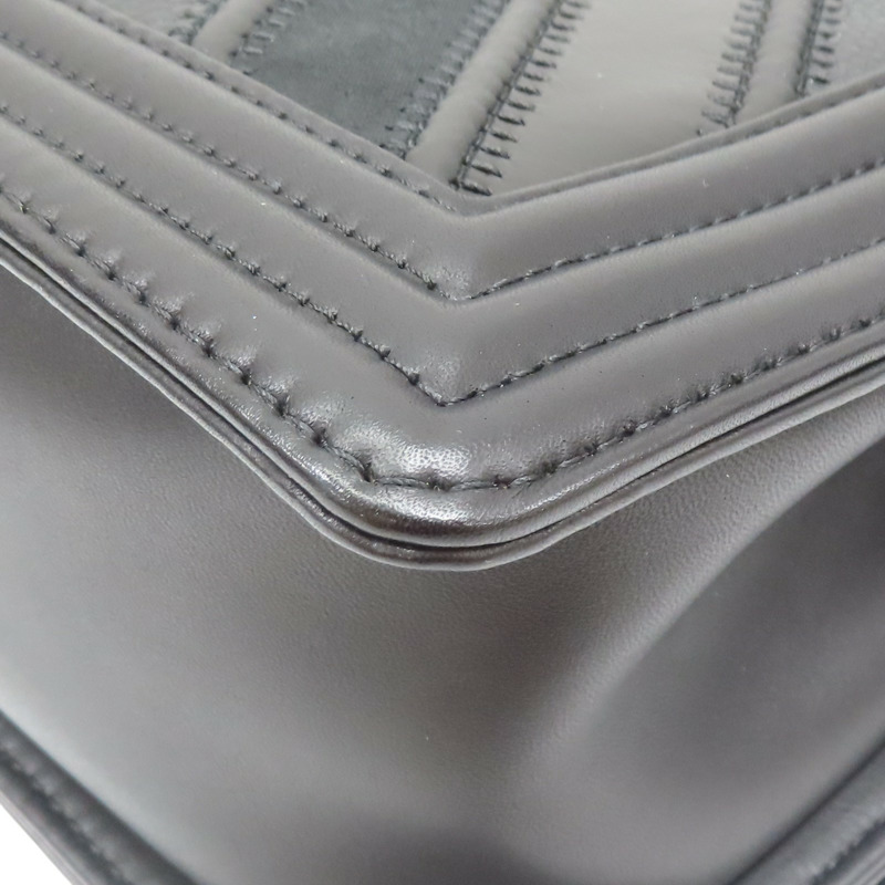 黑色 牛皮 Boy 25 肩背包【CHANEL 香奈兒】 A67086-13