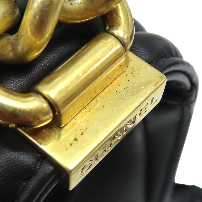 黑色 牛皮 Boy 25 肩背包【CHANEL 香奈兒】 A67086-14