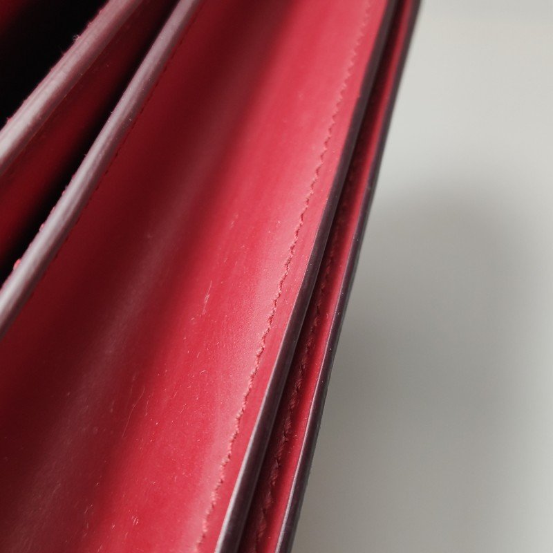 Celine ClassicBox豆腐包中號牛皮純色按壓式鎖扣斜挎包單肩包-14