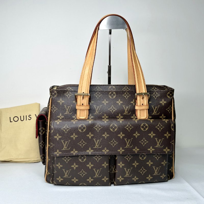 LV Multiple Cite老花手提單肩包-0