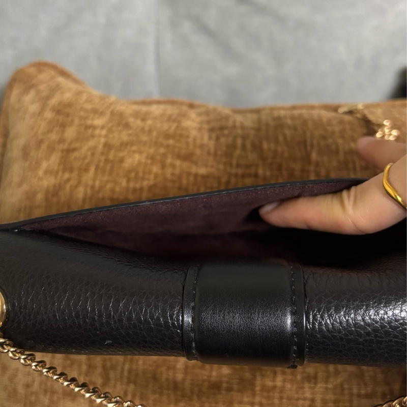 Coach Georgie19 馬車扣 經典老花 鏈條包（可側背肩背兩種背法）-3