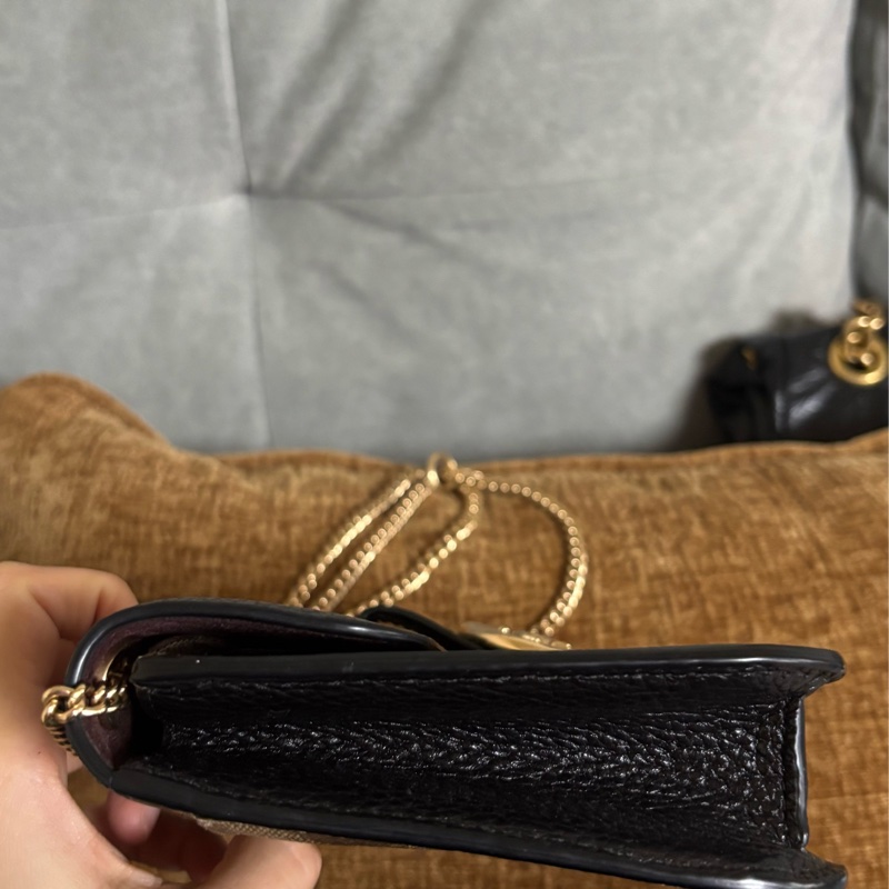 Coach Georgie19 馬車扣 經典老花 鏈條包（可側背肩背兩種背法）-12