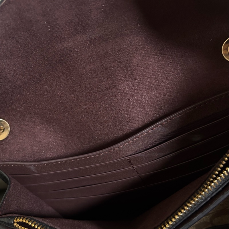 Coach Georgie19 馬車扣 經典老花 鏈條包（可側背肩背兩種背法）-18