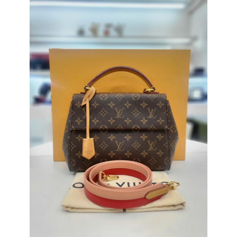 【包稅】LOUIS VUITTON Cluny bb 肩背包 2way Tote Bag M43792-9