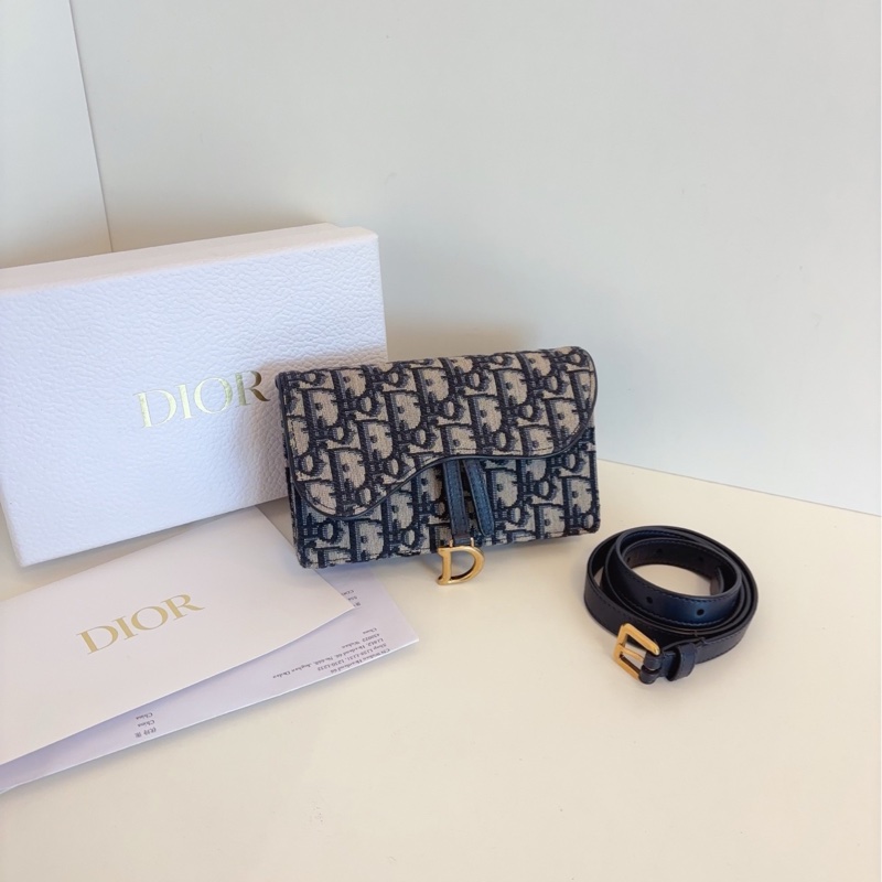 【閒置大全套🆕】Dior Oblique saddle老花馬鞍腰包 腰帶可拆卸 可變身胸包 斜挎包woc N合一-0
