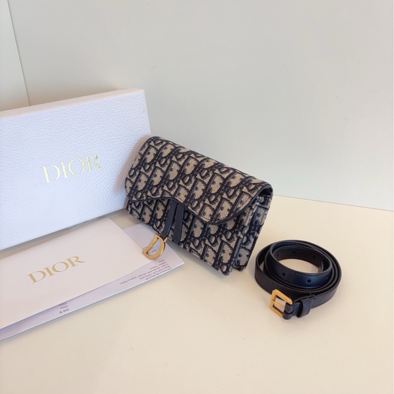 【閒置大全套🆕】Dior Oblique saddle老花馬鞍腰包 腰帶可拆卸 可變身胸包 斜挎包woc N合一-2