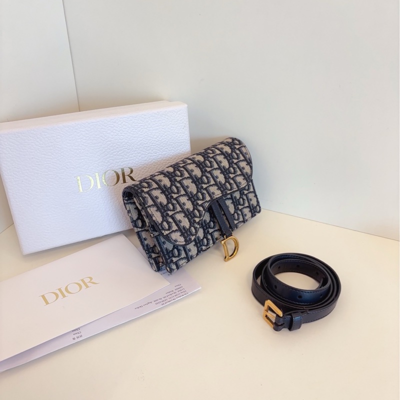 【閒置大全套🆕】Dior Oblique saddle老花馬鞍腰包 腰帶可拆卸 可變身胸包 斜挎包woc N合一-3