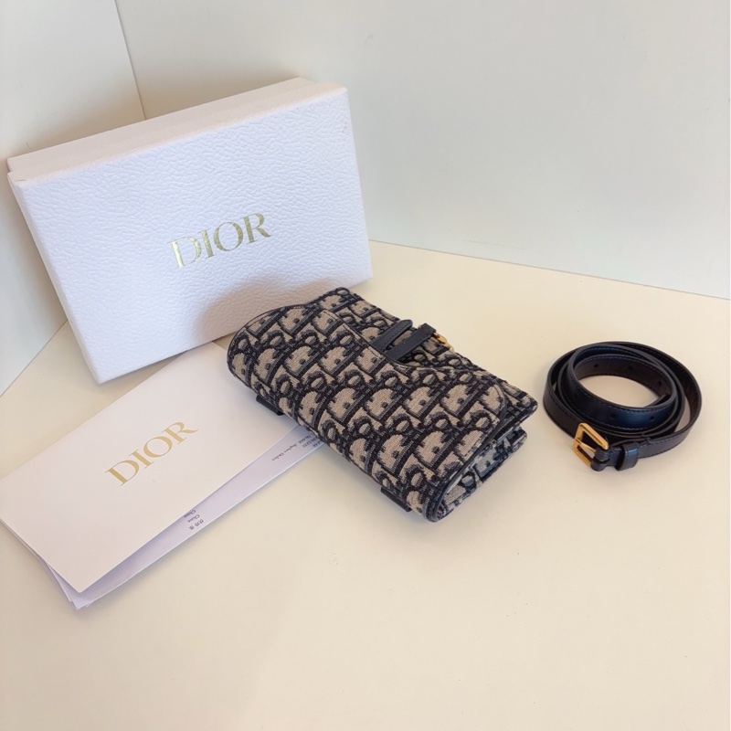 【閒置大全套🆕】Dior Oblique saddle老花馬鞍腰包 腰帶可拆卸 可變身胸包 斜挎包woc N合一-5