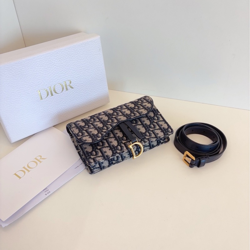 【閒置大全套🆕】Dior Oblique saddle老花馬鞍腰包 腰帶可拆卸 可變身胸包 斜挎包woc N合一-6