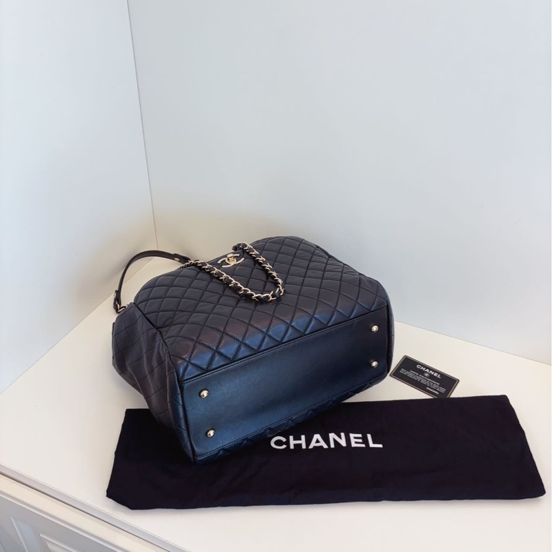 【98新部分膜在🆕】Chanel 黑金水桶包 鏈條包 單肩包-6