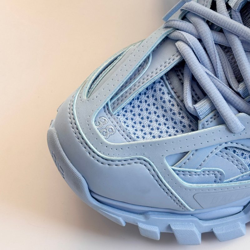::BALENCIAGA:: Track Sneaker 水藍色運動鞋 潮鞋 休閒鞋 潮流 (38號)-4
