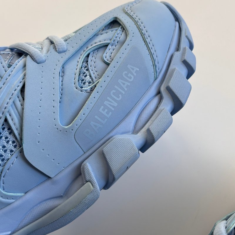 ::BALENCIAGA:: Track Sneaker 水藍色運動鞋 潮鞋 休閒鞋 潮流 (38號)-8