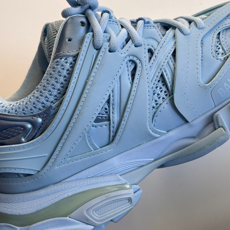 ::BALENCIAGA:: Track Sneaker 水藍色運動鞋 潮鞋 休閒鞋 潮流 (38號)-9