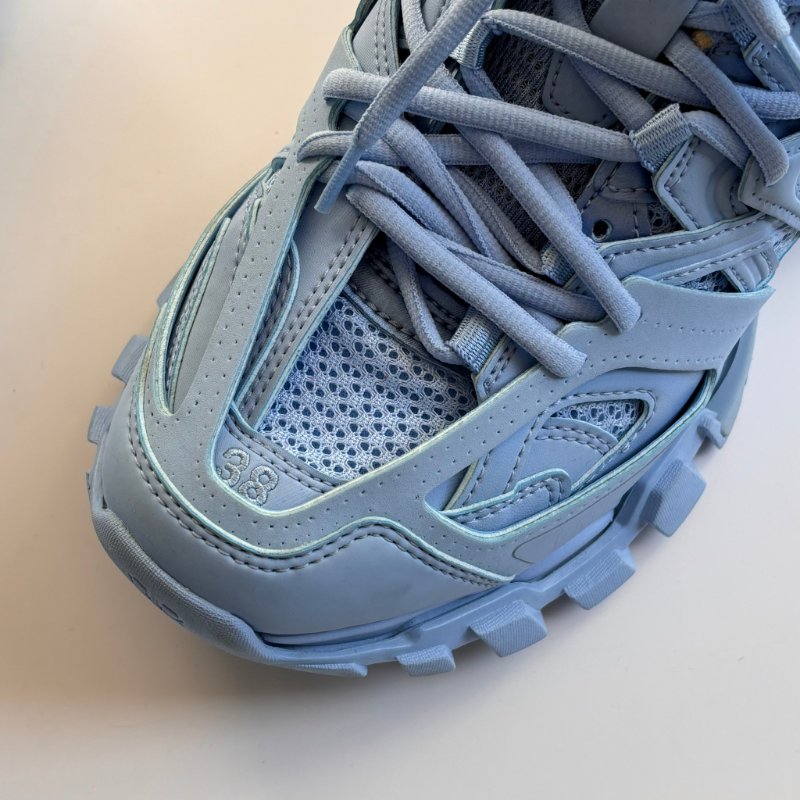 ::BALENCIAGA:: Track Sneaker 水藍色運動鞋 潮鞋 休閒鞋 潮流 (38號)-16
