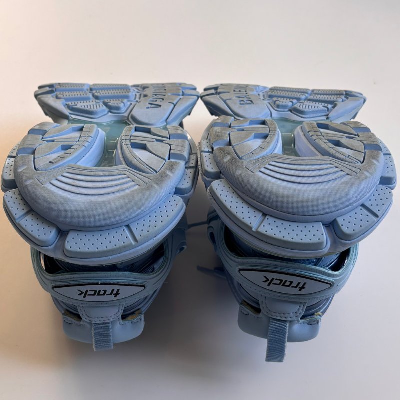 ::BALENCIAGA:: Track Sneaker 水藍色運動鞋 潮鞋 休閒鞋 潮流 (38號)-27