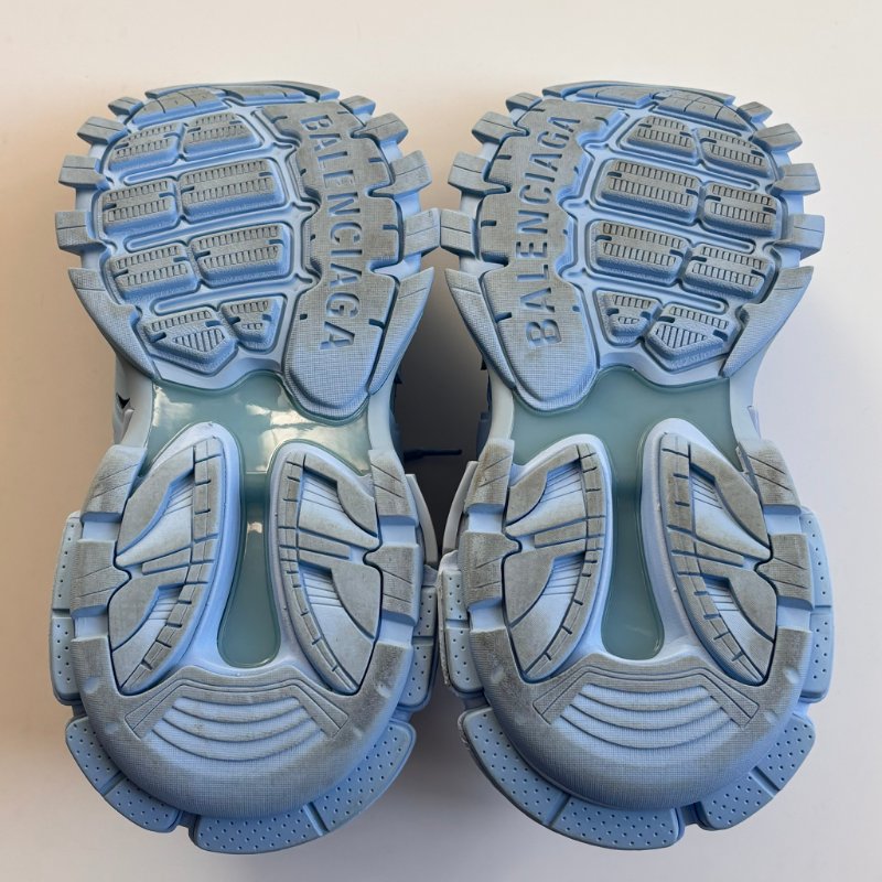 ::BALENCIAGA:: Track Sneaker 水藍色運動鞋 潮鞋 休閒鞋 潮流 (38號)-28