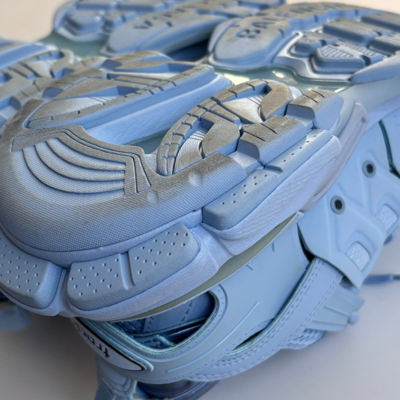 ::BALENCIAGA:: Track Sneaker 水藍色運動鞋 潮鞋 休閒鞋 潮流 (38號)-33