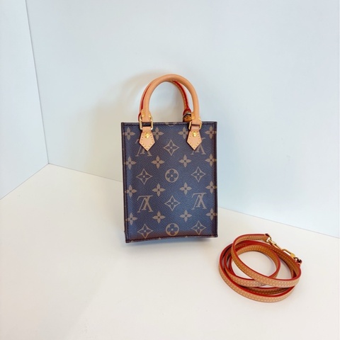 【98新🆕】LV  mini tote 老花迷你琴譜包 手提包單肩包斜挎包