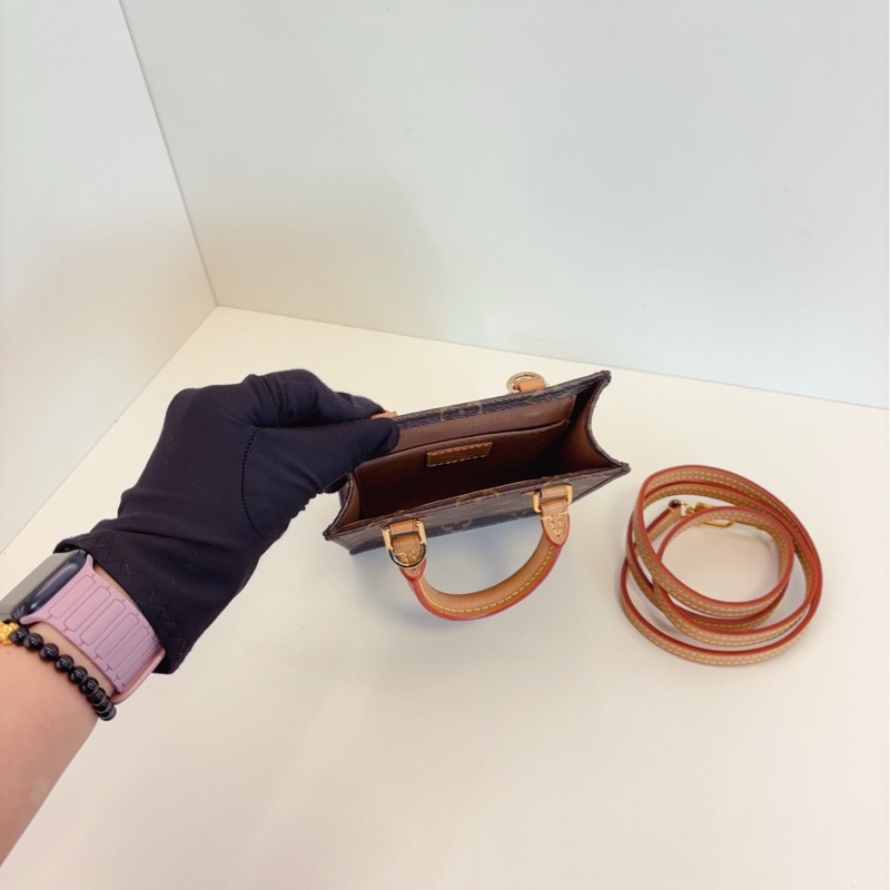 【98新🆕】LV  mini tote 老花迷你琴譜包 手提包單肩包斜挎包-7