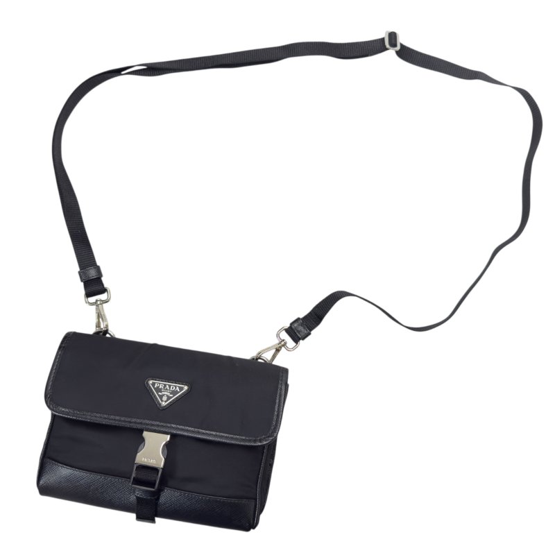 PRADA 三角標 斜揹袋-0