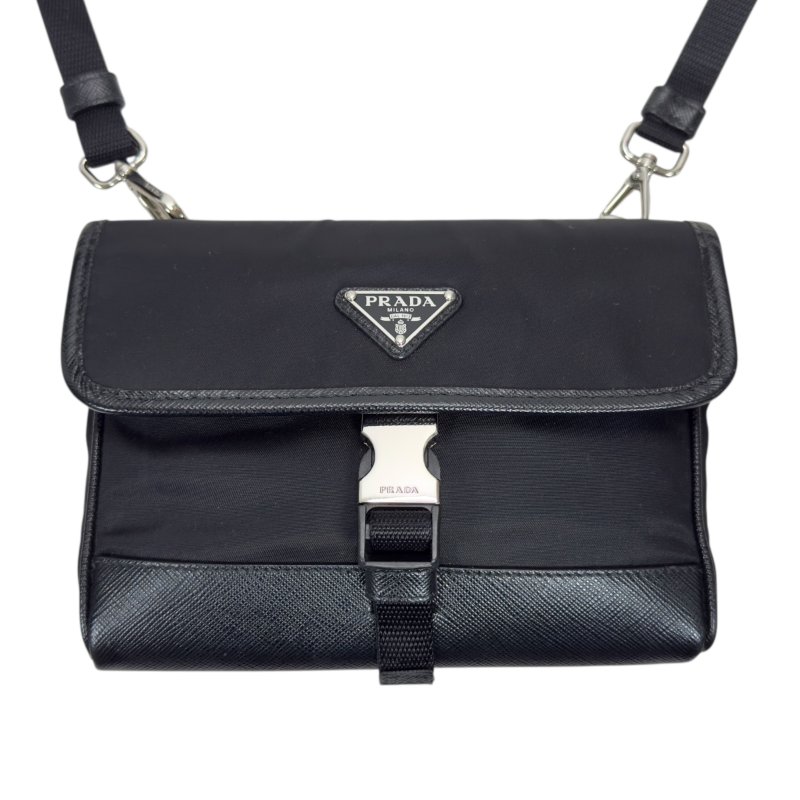 PRADA 三角標 斜揹袋-2