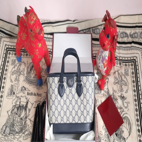 台灣購證全配 Gucci Ophidia mini tote 托特子母包