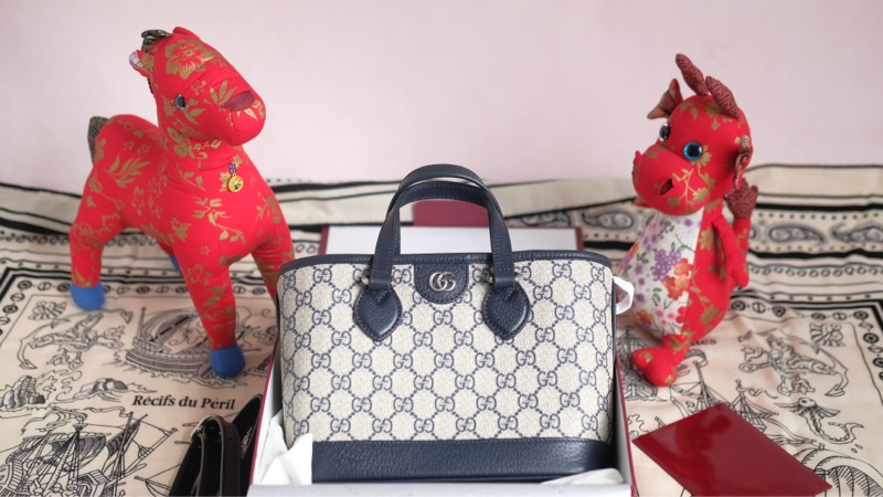 台灣購證全配 Gucci Ophidia mini tote 托特子母包-1