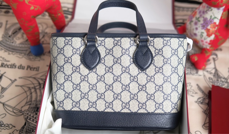 台灣購證全配 Gucci Ophidia mini tote 托特子母包-6