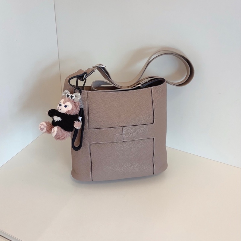 【98新🆕】Hermes Vintage絕版Good News大象灰🐘全皮水桶斜挎包-1
