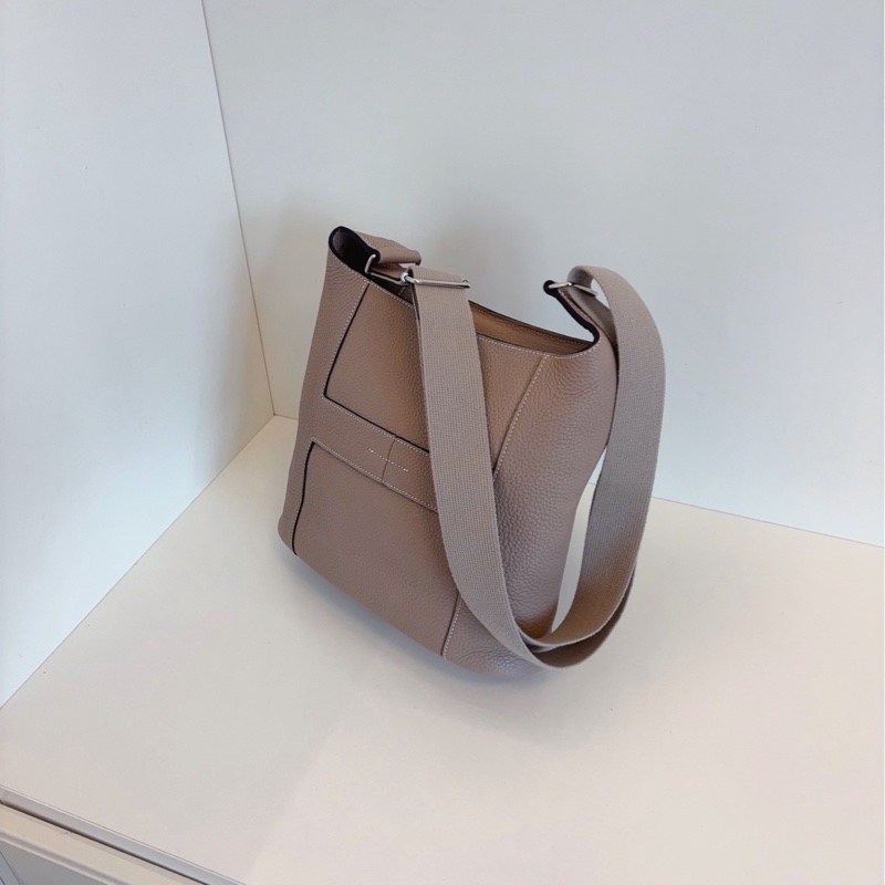 【98新🆕】Hermes Vintage絕版Good News大象灰🐘全皮水桶斜挎包-5