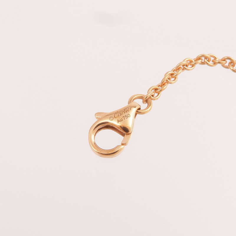 CARTIER 18K玫瑰金Love Necklace項鍊-6