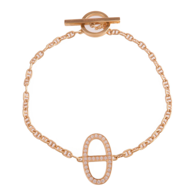 HERMES 18K玫瑰金Farandole Bracelet手鏈-3