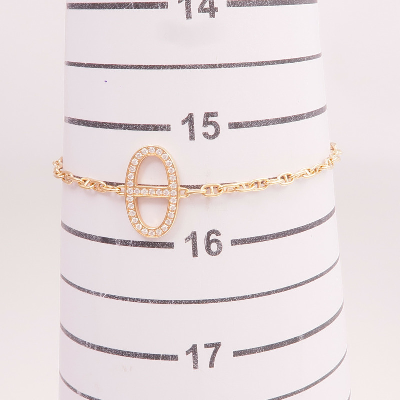 HERMES 18K玫瑰金Farandole Bracelet手鏈-10