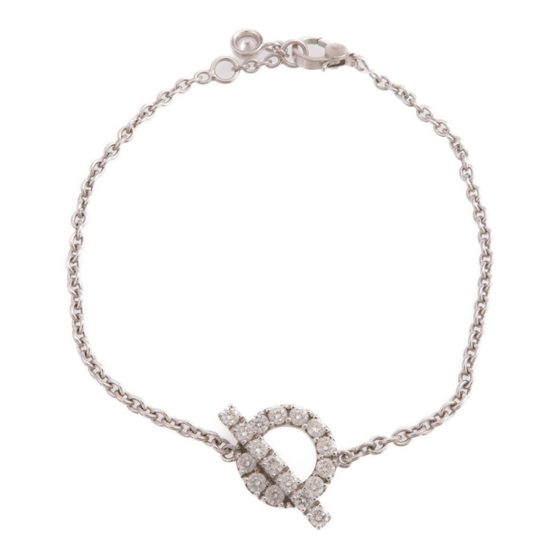 HERMES 18K白金Finesse Bracelet手鏈-3