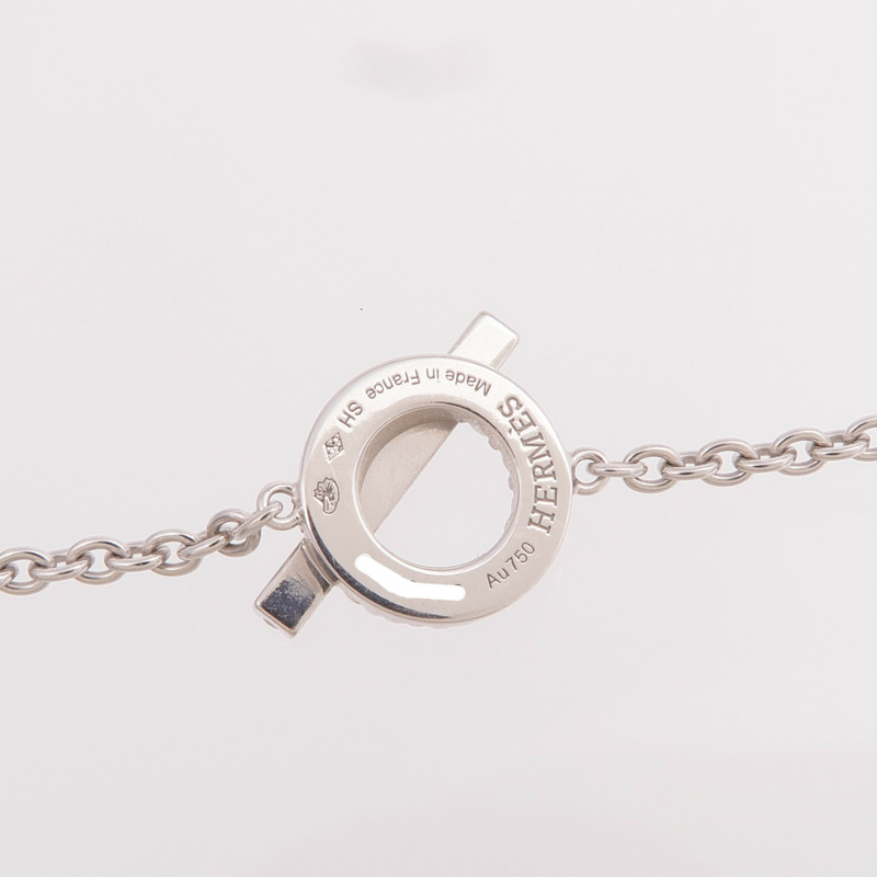 HERMES 18K白金Finesse Bracelet手鏈-6