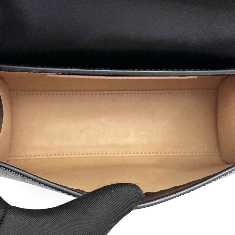 MOYNAT 黑銀rejane小號手提斜背包20*14*6 99新配件塵袋-2