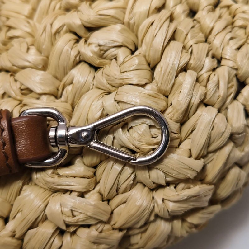 Miu Miu Miu Crystal 系列牛皮編織珩縫鑽飾單肩包-11