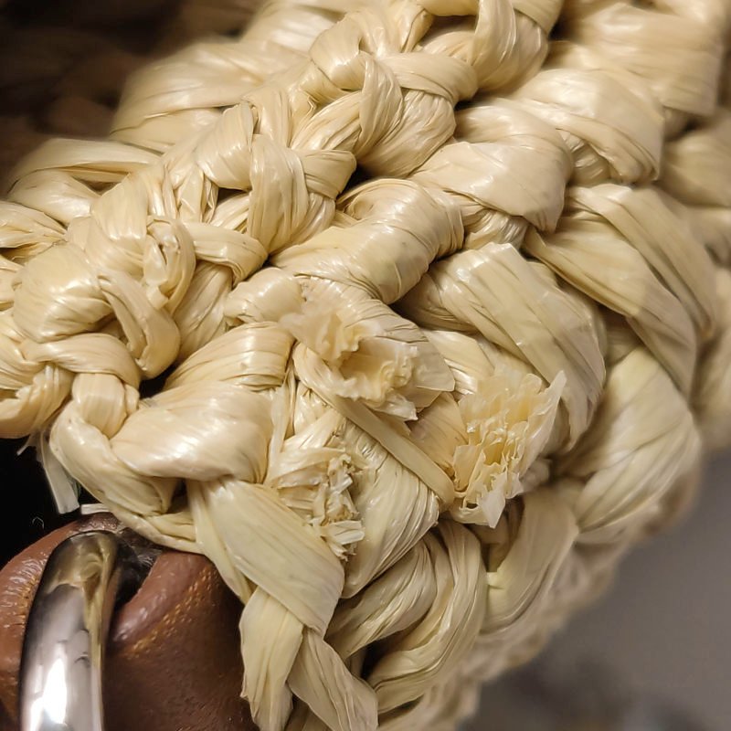 Miu Miu Miu Crystal 系列牛皮編織珩縫鑽飾單肩包-14