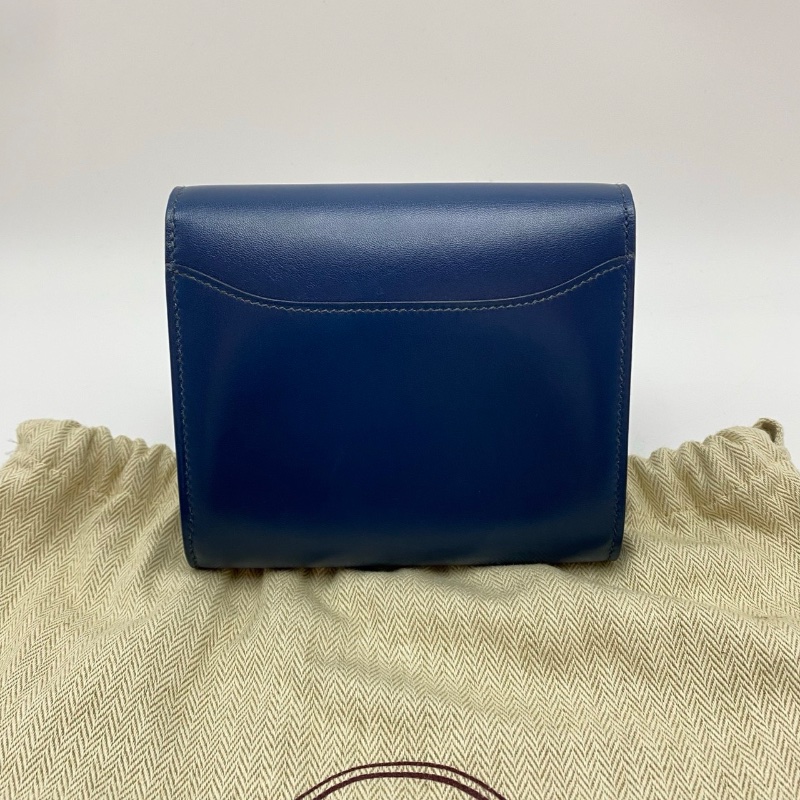 HERMES 銀扣康康錢包 13*11*3 98新配件塵袋-6