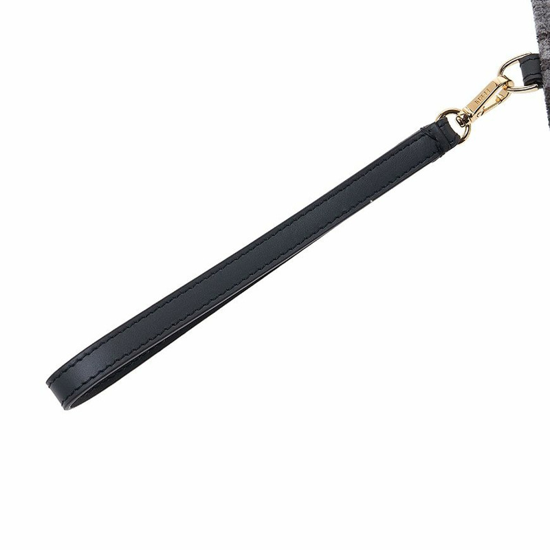 【包稅】FENDI 女士 FF 提花布料手拿包-8