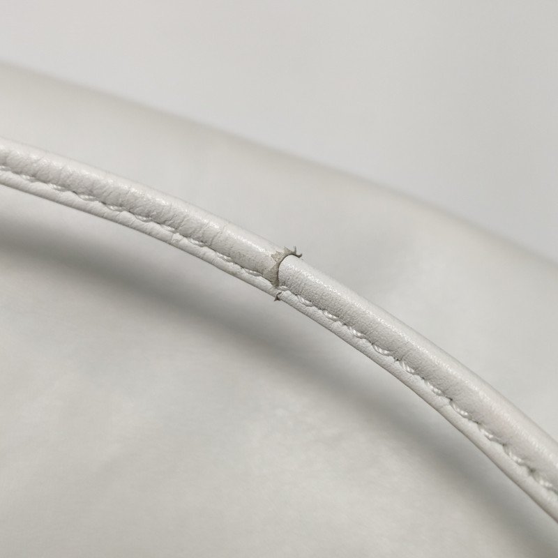 Bottega Veneta Pouch雲朵包迷你牛皮純色褶皺斜挎包單肩包-9