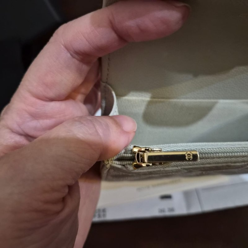 全新香奈兒 新款卡包, 拉鏈款-6