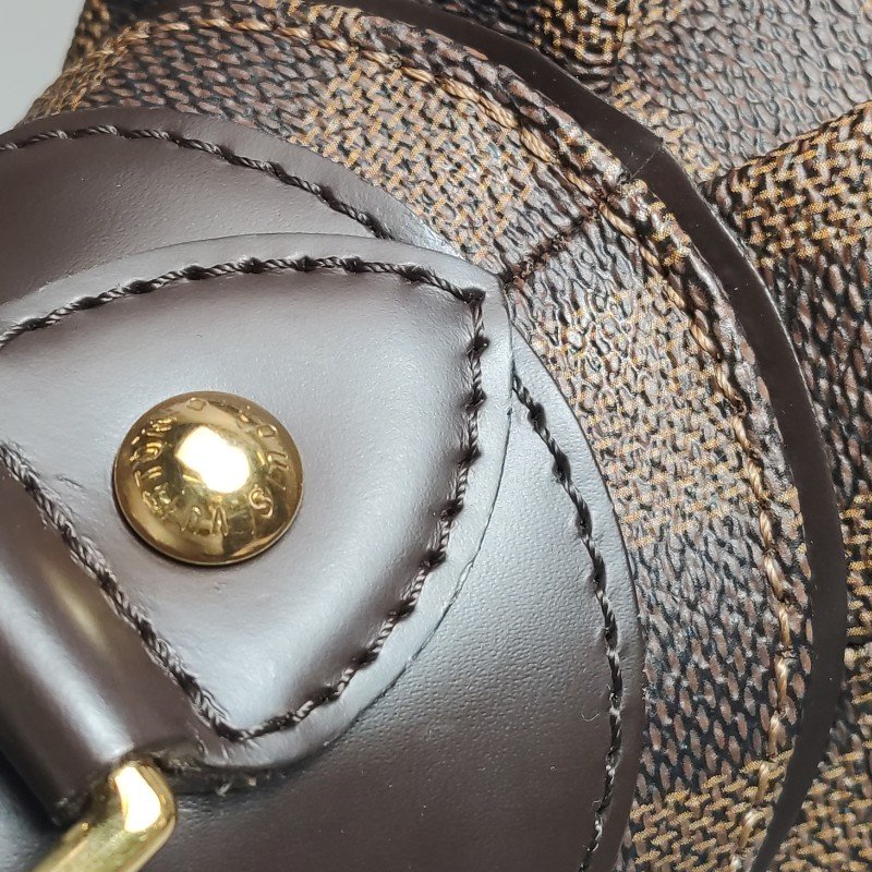 Louis Vuitton(LV)Trevi牛皮棋盤格褶襇單肩包-18